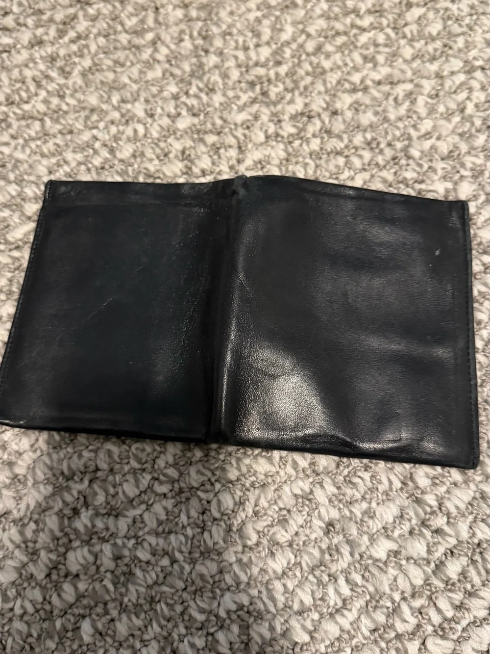 Classic Black Leather Wallet